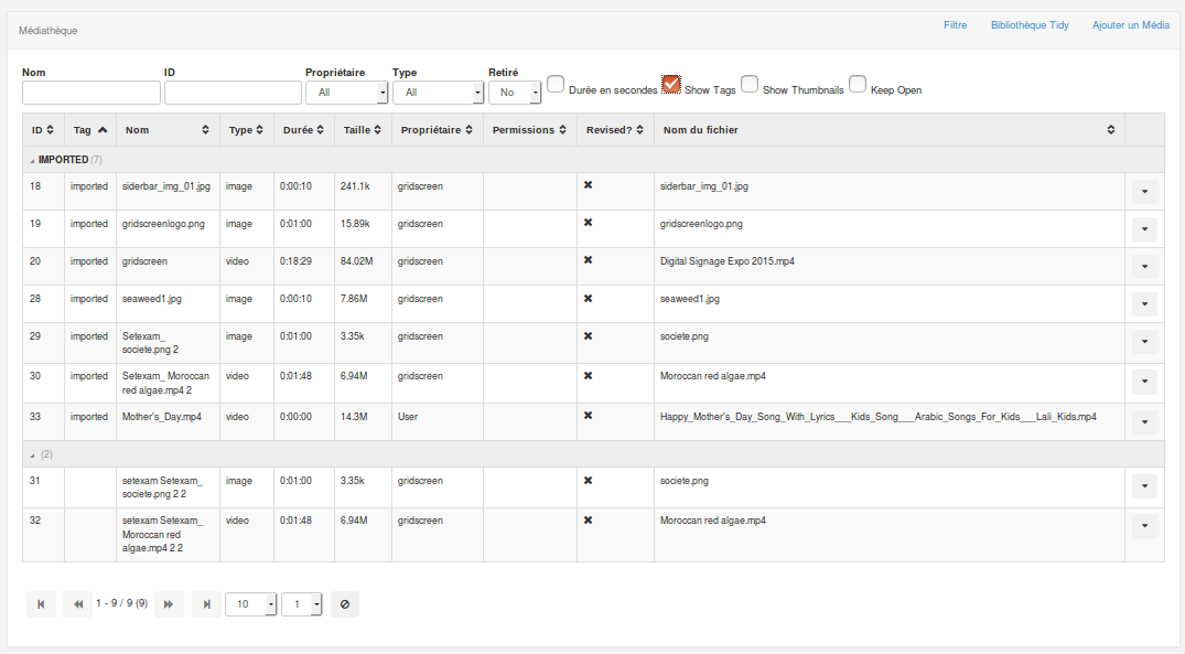 Library Administration Tag Viewer